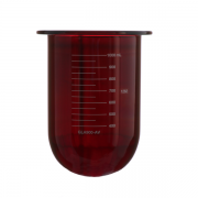 QLA 1000mL Amber Glass Vessel, Agilent/VanKel compatible, Serialised - GLA900-AV (12-5010)