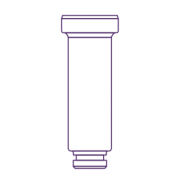 QLA APP 4 PEEK 12mm Flow Cell for Sotax CE7 Smart - APP4FC-12SP, 8287-02