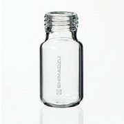 Shimadzu Vials, 10Ml Headspace Vial W/ 18mm Magn Screw Cap & Silicone/Ptfe Septa, Kit, Round Bottom, 500/Pk - 220-97331-37