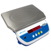 Adam Equipment Aqua Washdown Scales, External Calibration, 32 kg Capacity, 5 g Readability, 300 x 210 mm Pan Size - ABW 32