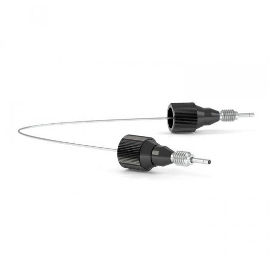 Upchurch Scientific MarvelXACT PEEK-Lined Stainless Steel UHPLC Connection System, 25 um ID x 150 mm Length - UPFP-7025150 - Click Image to Close