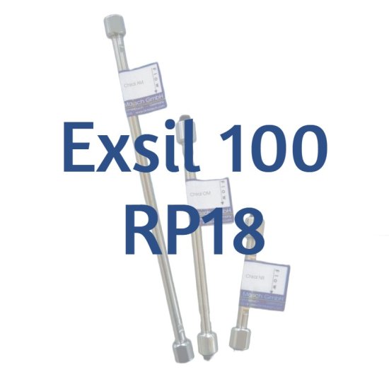 Dr. Maisch Exsil 100 RP18 Analytical UHPLC column, 1.5 µm, 100 Å, 4.6 x 33 mm, 1/Pk - 5136508.s03346 - Click Image to Close