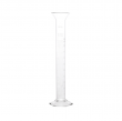 QLA 100mL Clear Glass Class A Funnel Top Graduated Cylinder, Hexagonal Base, Serialised - GLA1CA-01