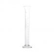 QLA 100mL Clear Glass Graduated Cylinder, Funnel Top, Hexagonal Base, Agilent/Vankel compatible, Serialised - GLA100-01 (52-5010)