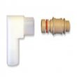 PerkinElmer Elbow adapter, PFA, for Optima 2000/4000/5000-Joins ESI cyclonic spray chamber to PE injector - N0777424