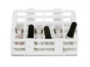 Analtech Brand Plastic Utility Rack, 30 place, accepts 16mm diameter vials / tubes - A51-00A