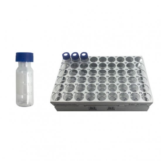 Waters 2 mL 12 x 32 mm screw top vial in Vanquish rack, DOMINO - 186010091 - Click Image to Close