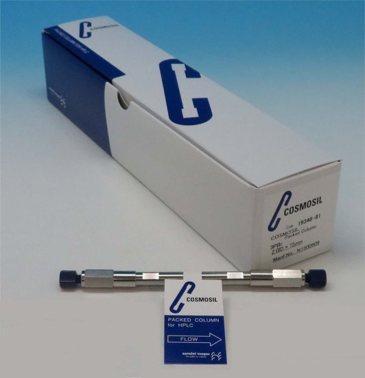 Nacalai Tesque COSMOSIL 3PBr Pentabromobenzyl Microbore Analytical HPLC Column, 3 µm, 120 Å, 2 x 75 mm, 1/Pk - 19346-81 - Click Image to Close