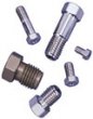 Vici Valco Nut 1/32", standard, SS, 10/pkg - ZN.5-10