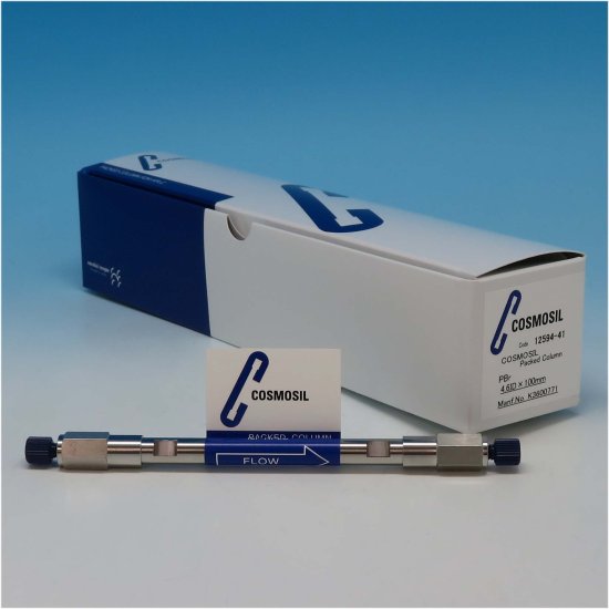 Nacalai Tesque COSMOSIL 5PBr Pentabromobenzyl Analytical HPLC Column, 5 µm, 120 Å, 4.6 x 100 mm, 1/Pk - 12594-41 - Click Image to Close