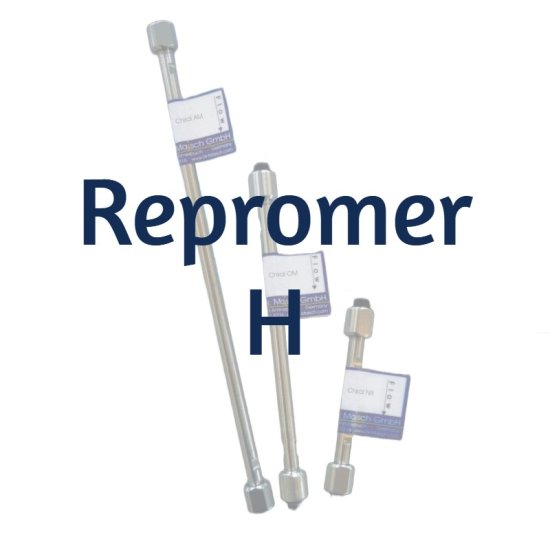Dr. Maisch Repromer H (Hydrogen) Sugar Ligand Exchange Capillary HPLC Column with female 1/16" connector, 9 µm, 0.3 x 150 mm, 1/Pk - RM9.H0.F150.3 - Click Image to Close