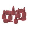 **DISCONTINUED** Upchurch Scientific Fingertight Fitting for 1/16 inch OD Tubing, 10-32 Coned, Diamond Knurl, PCTFE, Red, 10/Pk - F-100X