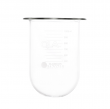 QLA 1000mL Clear Glass Vessel without Centering Ring, Distek compatible, Serialised - GLA900-DK