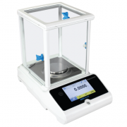 Adam Equipment Equinox Analytical Balances with Draft Shield, 410 g Capacity, 0.0001 g Readability, 80 mm Diameter Pan Size - EAB 414i