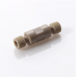 CTS Sciencix Union Connector with Fittings for 1/16 inch OD Tubing, 0.020 inch (0.50mm) Thru-Hole, PEEK, Natural - 11-1930
