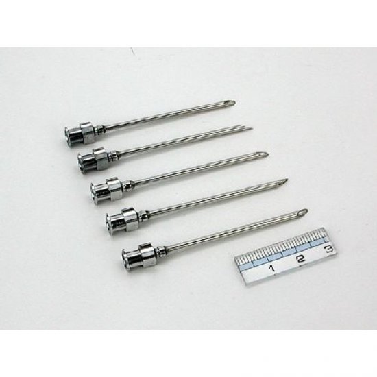 Shimadzu Syringe, Gc, Luer Lock Needle, 50mm, Bevel Tip, 5/Pk - 221-54778-54 - Click Image to Close