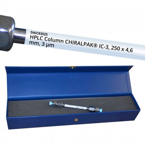 Daicel CHIRALPAK IC-3 HPLC Analytical Column, 3 um, ID 4.6 mm x L 250 mm - 83525 - Click Image to Close