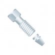 Upchurch Scientific VHP Fitting for 1/32 inch OD Tubing, 6-40 Coned, 4 mm Hex, Stainless Steel, 10/pk - VHP-700X