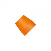 Upchurch Scientific Flangeless Ferrule for 3.0 mm OD Tubing, M6 or 1/4-28 Flat-Bottom, Tefzel ETFE, Orange, Single - P-343