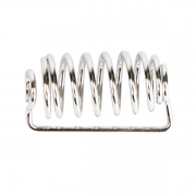 QLA Spiral Capsule Sinker, 8.5 spirals, 0.84" (21.3mm) L x .37" (9.4mm) W capacity, 316 Stainless Steel - CAPWHT-2S