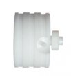 Glass Expansion End Cap with Blend Gas Connector and Helix for Agilent 7700 8800 7500 4500 - 21-808-0662, G1820-65121, G1833-65475