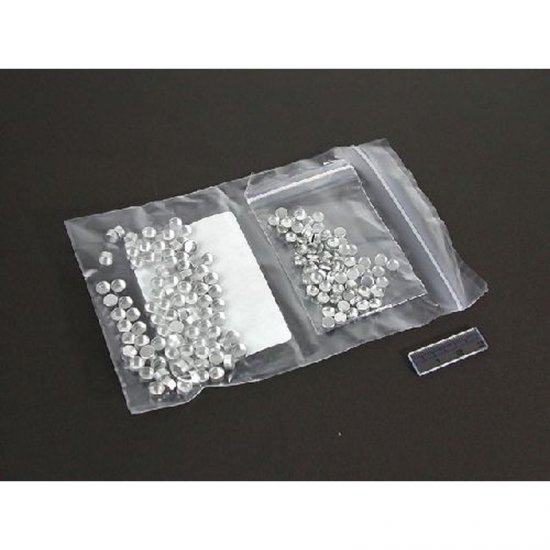 Shimadzu Aluminum Autosampler Crimp Pans, 100 Pieces, Dsc, Dtg & Dta - 346-66963-91 - Click Image to Close