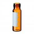 Shimadzu 4.0 ml amber screw neck vial with label - 961-10020-05