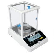 Adam Equipment Solis Semi-Micro Balances with Draft Shield, 62g/120g Capacity, 0.01mg/0.1mg Readability, 80mm Dia Pan Size - SAB 125i