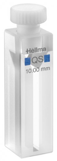 Hellma 115-QS Micro Absorption Cell with stopper, Quartz SUPRASIL Glass, 200-2500 nm, 400 ul, 10 mm Light Path, 1/Pk - 115-10-40 - Click Image to Close