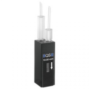 Hellma 176.703-QS Flow-Through Absorption Cell, Compact with 2 M6 x 1 Screw Connectors and FEP Tubes, Quartz SUPRASIL Glass, 200-2500 nm, 160 ul, 10 mm Path Length, 15 mm Centre Height, 1/Pk - 176703-Z15-40