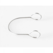 QLA U Shaped Sinker, fits Capsule Size 2, 0.984” (25mm) length, 316 Stainless Steel - CAPWHT-U2