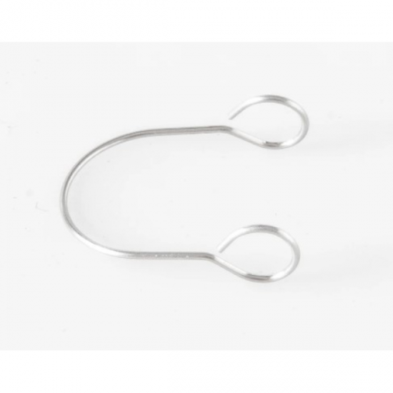 QLA U Shaped Sinker, fits Capsule Size 2, 0.984” (25mm) length, 316 Stainless Steel - CAPWHT-U2 - Click Image to Close