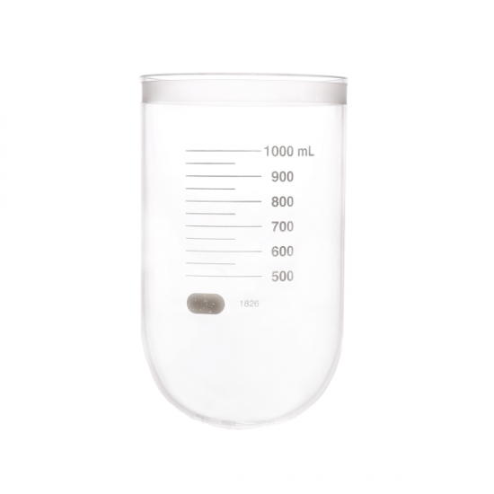 QLA 1000mL Clear Glass Vessel, No Collar, Agilent/VanKel compatible, Serialised - GLA900-VK - Click Image to Close