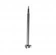 QLA UltraCenter Precision Tapered Spin ON/OFF Spring Clip Style Basket Shaft, 316 Stainless Steel, Serialised - SPNBSK-ASTM