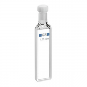 Hellma 110-QS Macro Absorption Cell with stopper, Quartz SUPRASIL Glass, 200-2500 nm, 350 ul, 1 mm Light Path, 2/Pk - 110-1-K-40