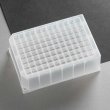 Porvair Sciences 96 Well, Deep Well Plate, Polypropylene, 350 µl / Well, Square Well, V Bottom, 50/pk - 219006
