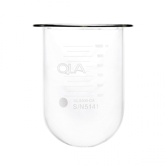 QLA 1000mL Clear Glass Vessel, Caleva compatible, Serialised - GLA900-CA (0810004) - Click Image to Close