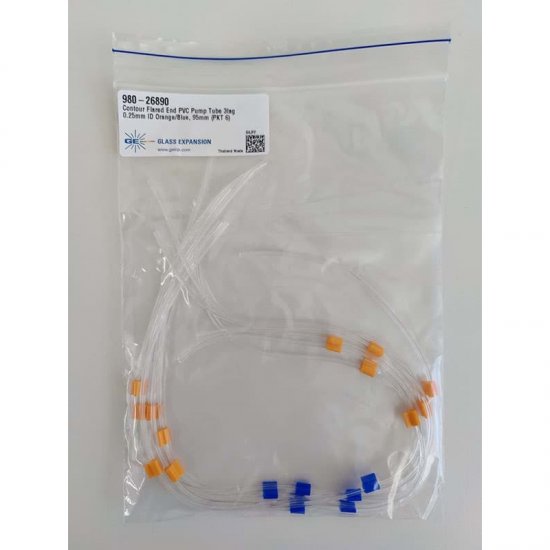 Shimadzu Pump Tube 0.25mmID Orange/Blue, 95mm 6pc - 980-26890-00, 980-26890 - Click Image to Close