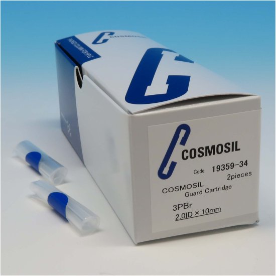 Nacalai Tesque COSMOSIL 3PBr Pentabromobenzyl Microbore Analytical HPLC Guard Cartridge, 3 µm, 120 Å, 2 x 10 mm, 2/Pk - 19359-34 - Click Image to Close