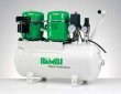 Bambi Budget Range Silent Oil Lubricated Air Compressor, 1.0Hp, 100 l/min, 24 litres Receiver - BB24D