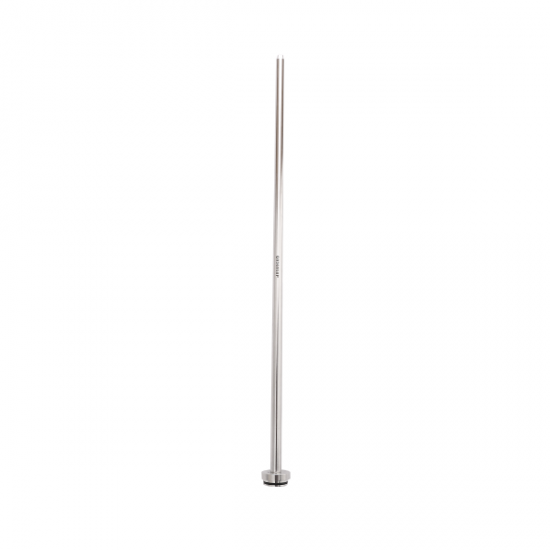 QLA 15" (380mm) Spring Clip Style Conical with O-Ring Basket Shaft, Agilent/VanKel compatible, 316 Stainless Steel, Serialised - BSKSHT-15CO (12-2050) - Click Image to Close