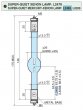 Hamamatsu Super-quiet Mercury-xenon Lamp, 350 W, 25 V, 500 h Guaranteed Life, 69 g Weight - L2483