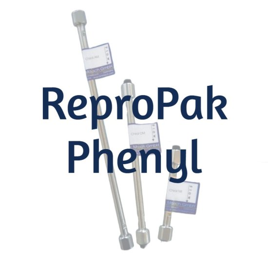 Dr. Maisch ReproPak Phenyl Analytical HPLC Column, 4 µm, 60 Å, 4 x 250 mm, 1/Pk - RP4.PE.S2504 - Click Image to Close