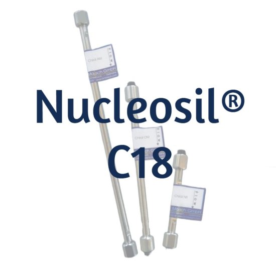Dr. Maisch Nucleosil® 120 C18 Analytical HPLC Column, 5 µm, 120 Å, 4.6 x 20 mm, 1/Pk - N25.9E.S0204 - Click Image to Close