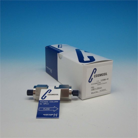 Nacalai Tesque COSMOSIL 5PBr Pentabromobenzyl Semi-preparative HPLC Guard Column, 5 µm, 120 Å, 10 x 20 mm, 1/Pk - 12396-41 - Click Image to Close