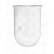 QLA 1000mL Clear Glass Vessel, Copley compatible, Serialised - GLA900-COP