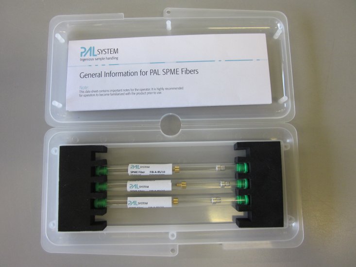 LEAP PAL Parts 85µm PAL SPME Fiber, Polyacrylate (PA), 23g, Grey Hub, CTC, 3-PACK - FIB-A-85/10-P3 - Click Image to Close