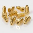 CTS Sciencix 1/4" Short Comp. Screw (Gold-Plated), Waters Compatible, 10/pk - 11-2525, 700002634