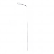 QLA 7.75" (195mm) Bent 316 SS 1/16" (1.6mm) OD Cannula with Kynar Luer Lock - CAN775-062L