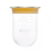 QLA 1000mL Clear Glass Vessel with Centering Ring, Distek compatible, Serialised - GLA9CR-DK (3010-0093)